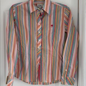 Lilly Pulitzer Multicolor Striped Button Down Shirt